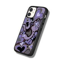 Cargar imagen en el visor de la galería, Funda iPhone - Retro Heart color lila
