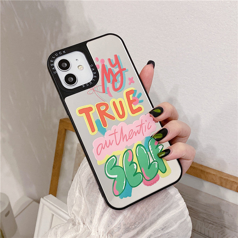 iPhone case - My true authentic self Mirror