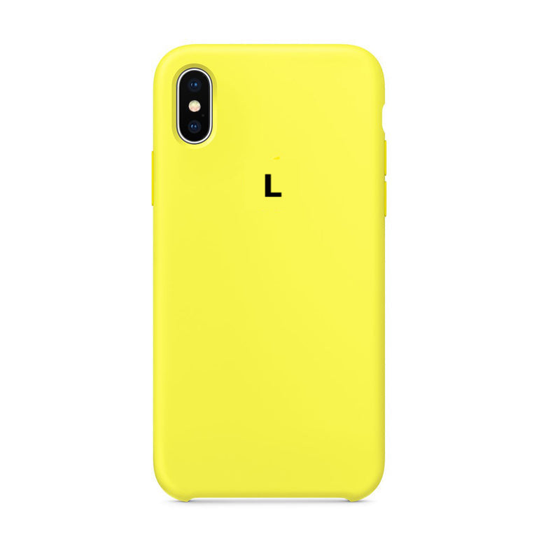 Silicone case iPhone - Amarillo chillón