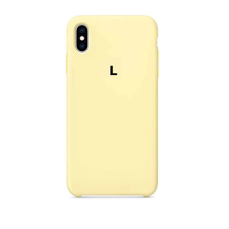 Silicone case iPhone - Amarillo claro