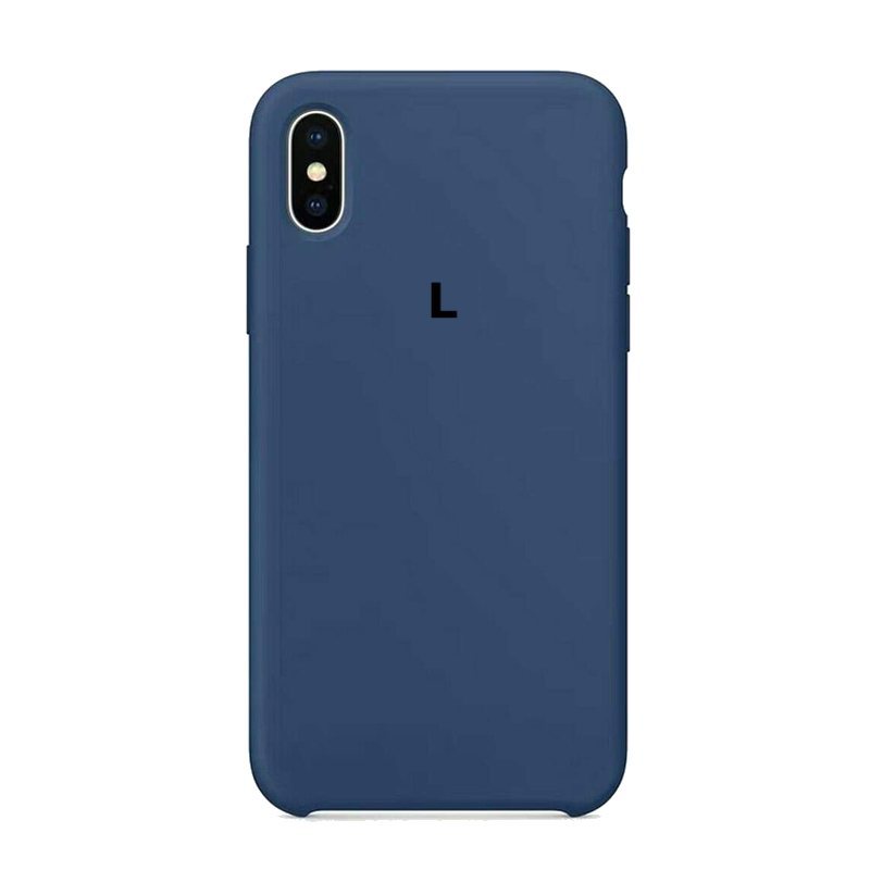 Silicone case iPhone - Azul oscuro