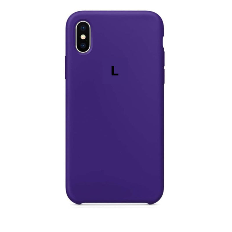 iPhone silicone case - Dark purple