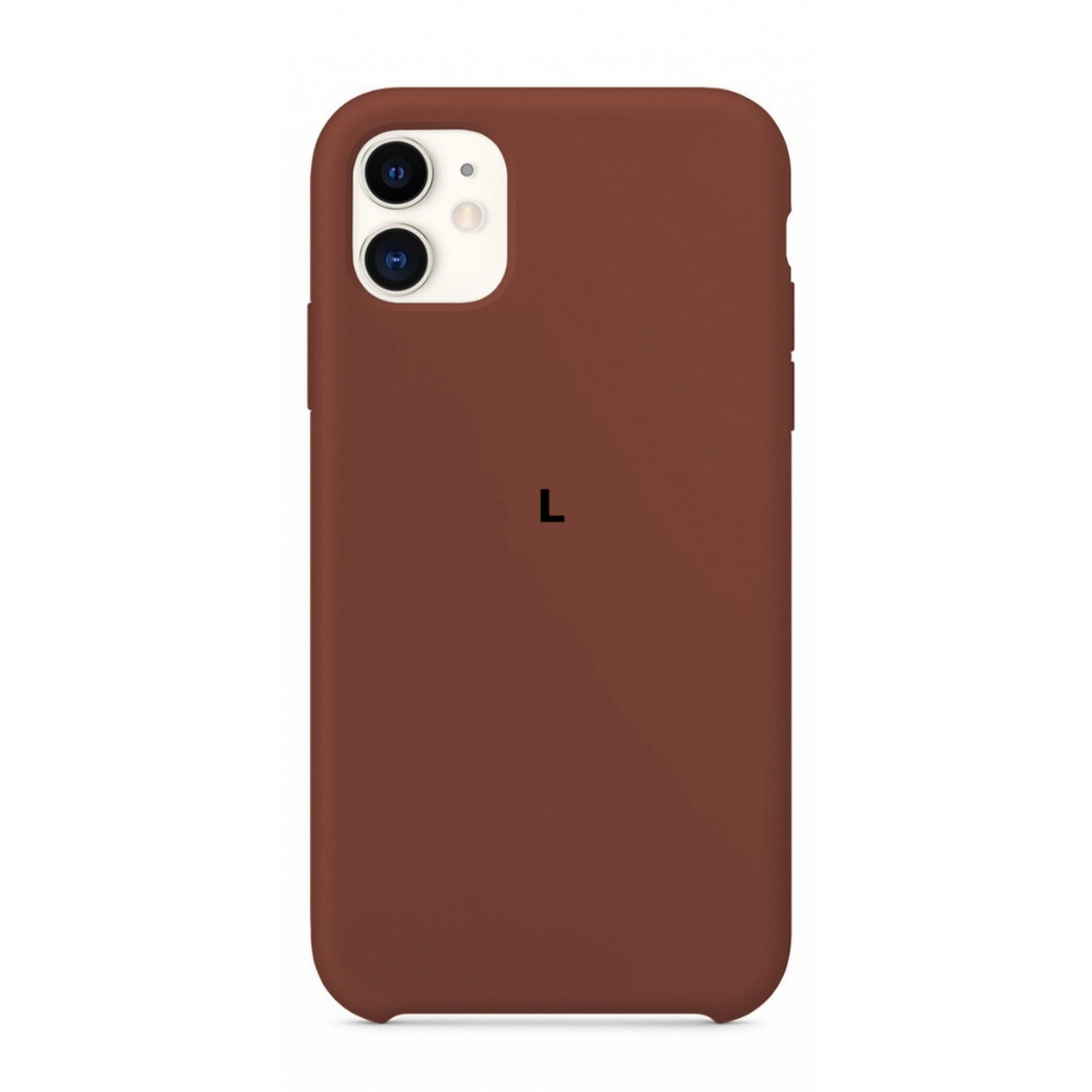iPhone silicone case - Brown