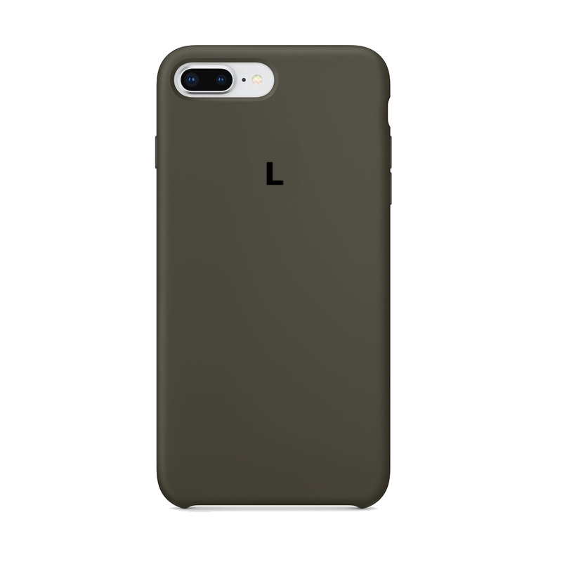 iPhone silicone case - Dark green