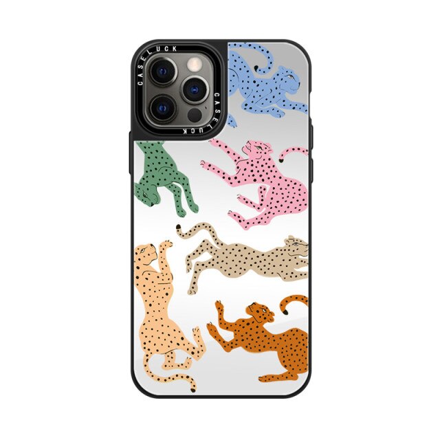 Funda iPhone - Mirror leopardo